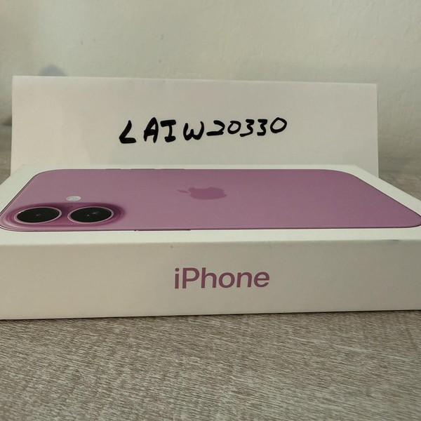 Apple iPhone 16 - Unlocked, 128 GB, Pink, A3081