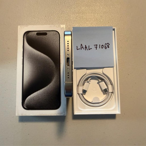 Apple iPhone 15 Pro - Unlocked, 1 TB, White, A2848