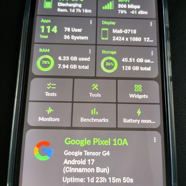 Google Pixel 10a - Unlocked, 128 GB, Lavender, GE1GQ