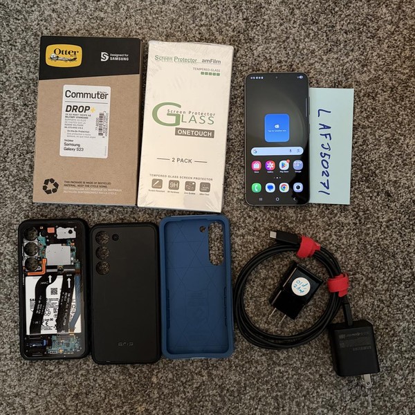 Samsung Galaxy S23 - Unlocked, 128 GB, Graphite, 8 GB, SM-S911U1