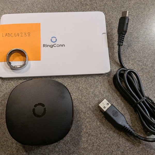 RingConn Smart Ring Gen 2 - Silver, Size 9