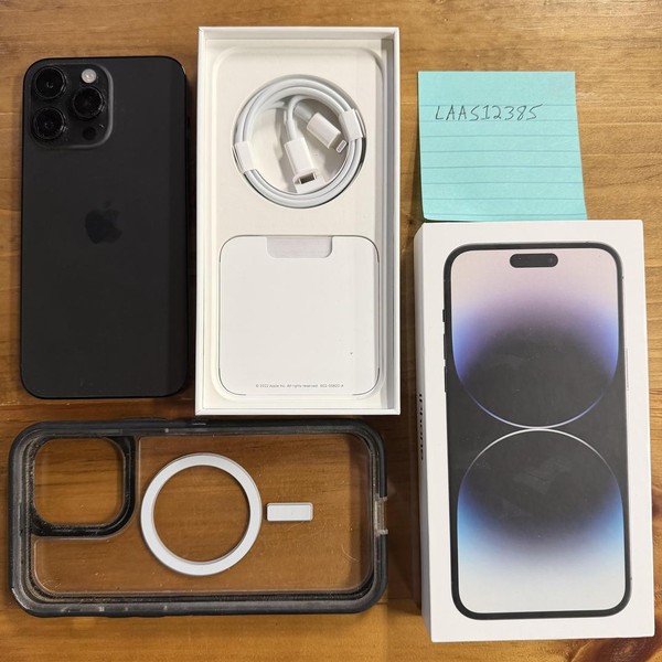 Apple iPhone 14 Pro Max - Unlocked, 256 GB, Black, A2651