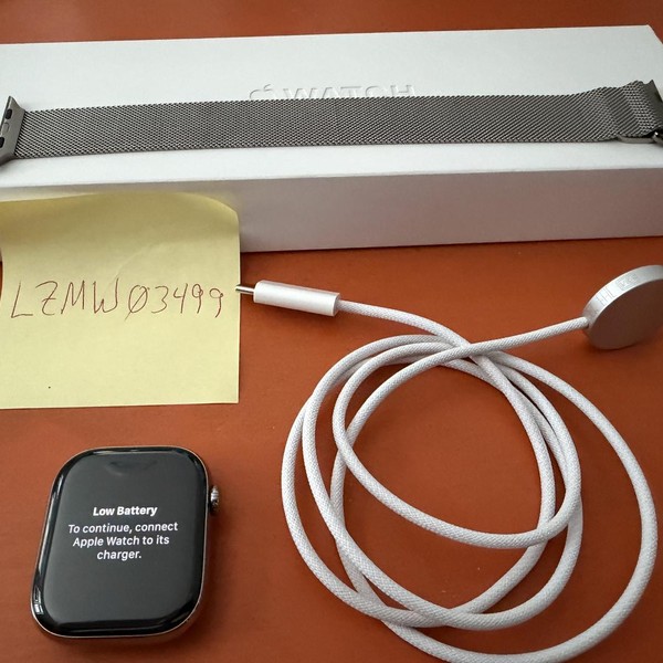 Apple Watch Series 11 46mm - Unlocked, Natural, A3337 - Cellular, Titanium