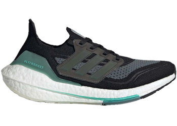 adidas Ultra Boost 21 Black Acid Mint (Women's) for sale