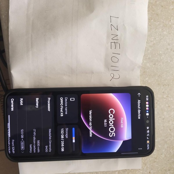 Oppo Find X8 - Unlocked Non-US, 256 GB, Star Grey, 12 GB