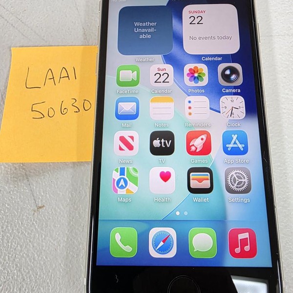 Apple iPhone SE 3rd Gen 2022 - Unlocked, 64 GB, Starlight, A2595