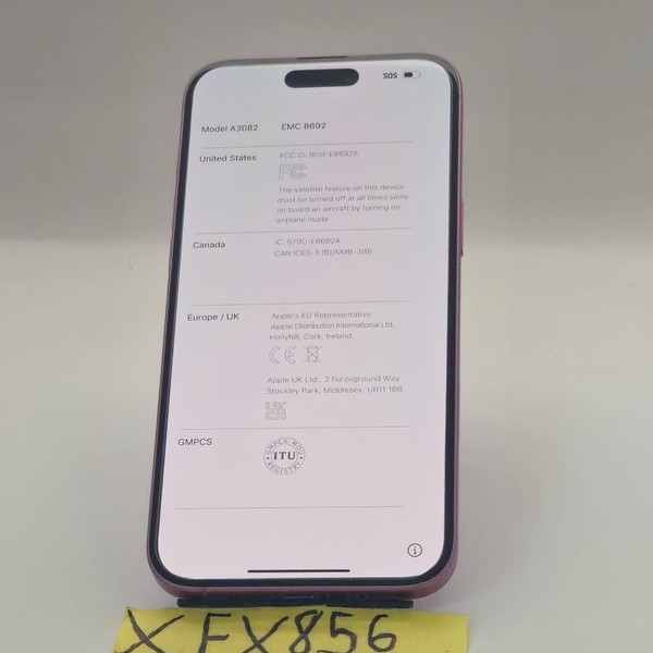Apple iPhone 16 Plus - AT&T, 128 GB, Pink, A3082