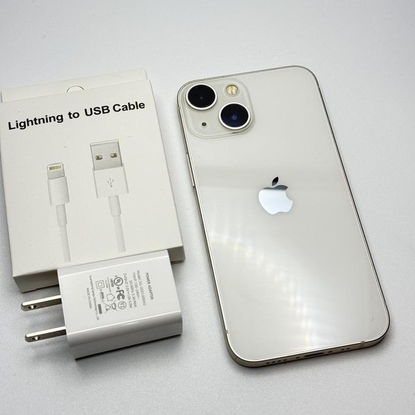 Apple iPhone 13 Mini - Unlocked, 128 GB, Starlight, A2481