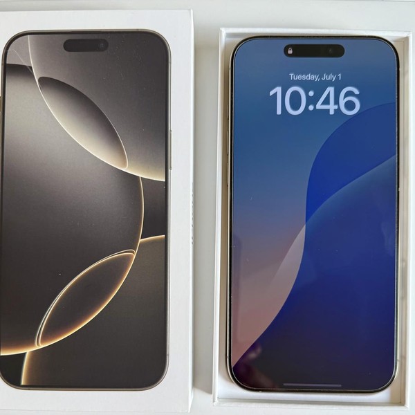 Apple iPhone 16 Pro Max - Unlocked, 256 GB, Natural, A3084