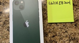 New
													Apple iPhone 13 - Unlocked, Green, 128 GB, A2482, photo 1 of 2