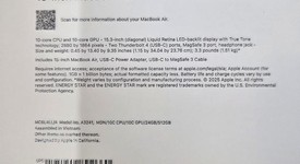 New
													MacBook Air 2025 (M4) - 15" - Apple M4, Midnight, 512 GB, 24 GB, photo 4 of 4
