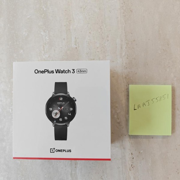 OnePlus Watch 3 - Black Steel, 43mm