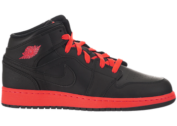 Jordan 1 Mid Black Infrared (GS) for sale