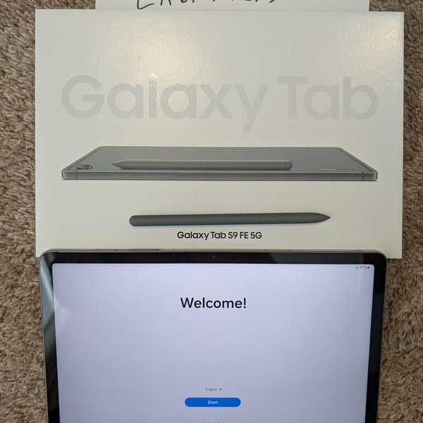 Samsung Galaxy Tab S9 FE - T-Mobile, Gray, 128 GB, 6 GB