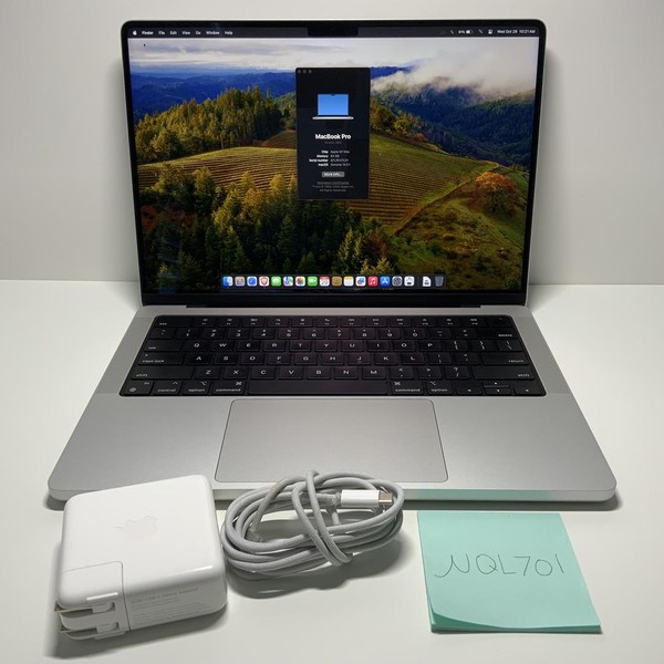 MacBook Pro 2021 - 14 inch - 1 TB, Silver, 64 GB, Apple M1 Max