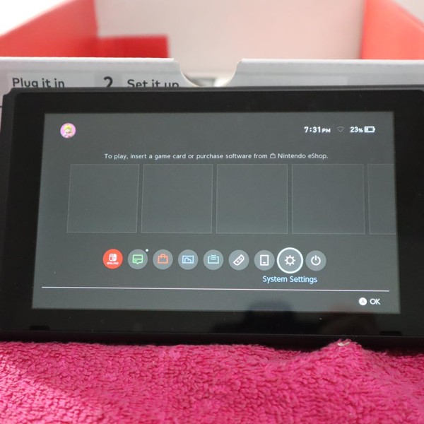 Nintendo Switch - 32 GB, Red & Blue