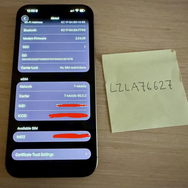 Apple iPhone 16 Pro Max - Unlocked, 256 GB, Desert, A3084