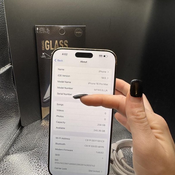 Apple iPhone 16 Pro Max - Verizon, 256 GB, Desert, A3084