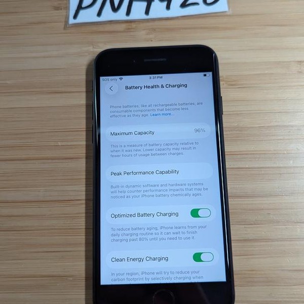 Apple iPhone SE 3rd Gen 2022 - Unlocked, 64 GB, Midnight, A2595