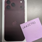 New Apple iPhone 18 Pro Max - Unlocked, 256 GB, Burgundy, a3473