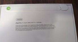 New
													Apple iPad Pro 11" (M4) 2024 - Unlocked, Black, 256 GB, 8 GB, A2837, Standard Glass, photo 2 of 3