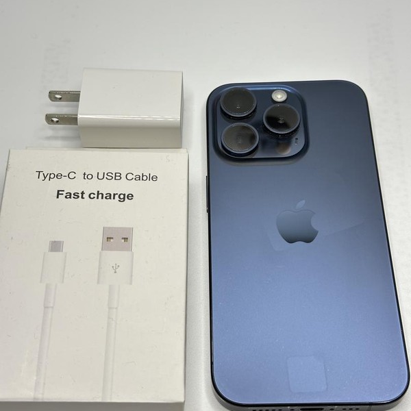 Apple iPhone 15 Pro - Unlocked, 128 GB, Blue, A2848