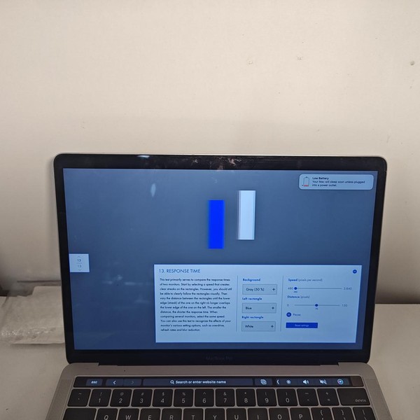 MacBook Pro 2019 - 13 inch - 128 GB, Gray, 8 GB, Intel Core i5