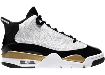 Jordan Dub Zero Black Metallic Gold White (GS) for sale