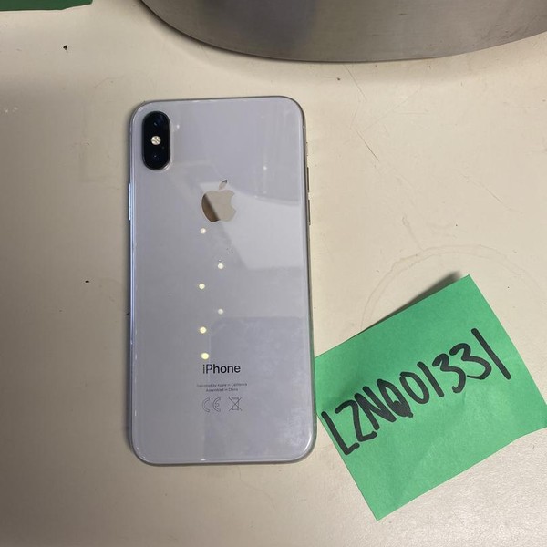 Apple iPhone X - Unlocked, 64 GB, Silver, A1901, GSM