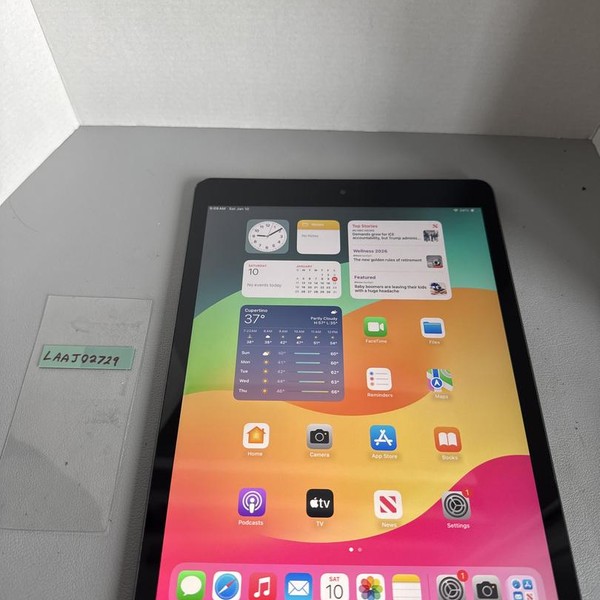 Apple iPad 9th Gen - Unlocked, Gray, 64 GB, A2603