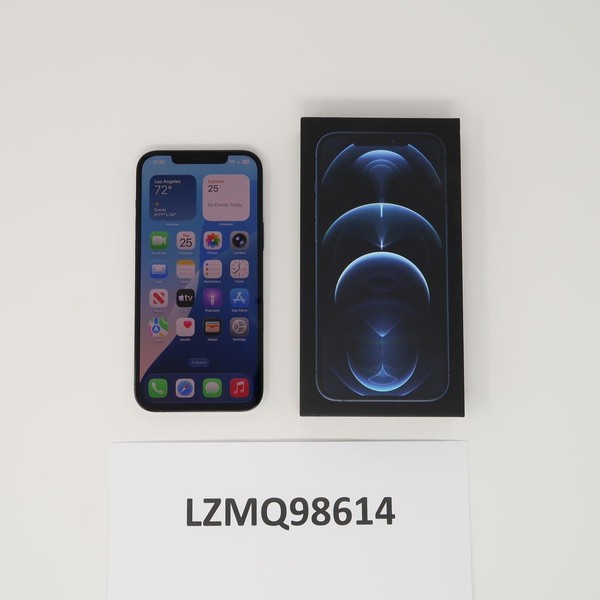 Apple iPhone 12 Pro Max - Unlocked, 128 GB, Pacific Blue, A2342