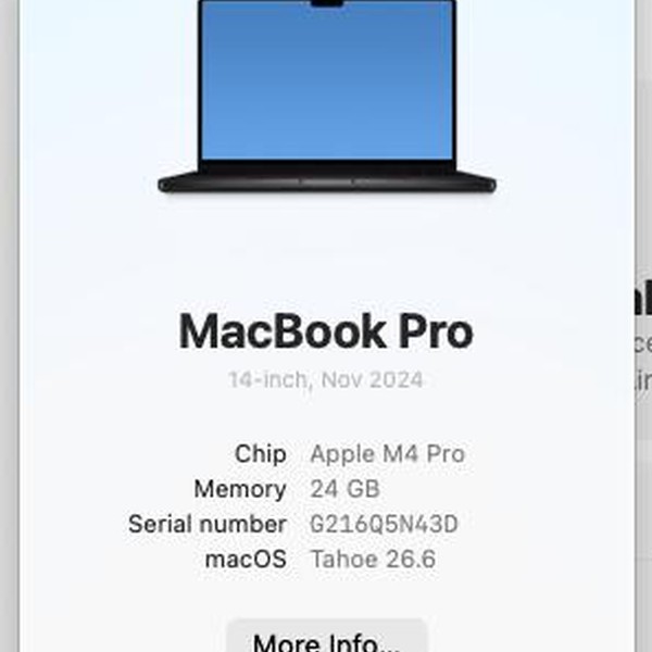 MacBook Pro 2024 - 14 inch - 512 GB, Space Black, 24 GB, Apple M4 Pro 12-core