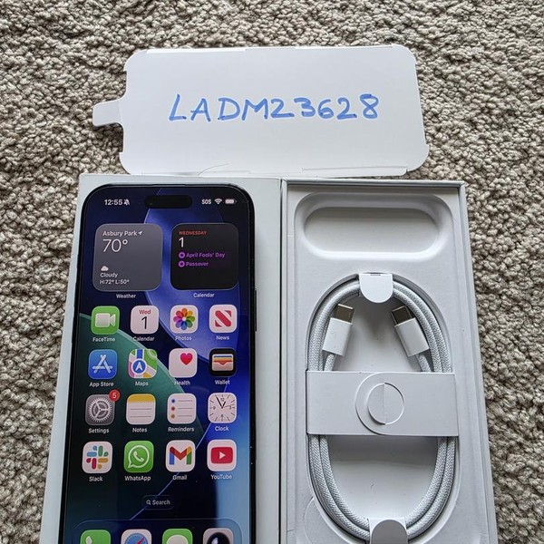 Apple iPhone Air - Unlocked, 512 GB, Space Black, A3260