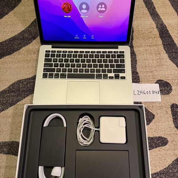 MacBook Pro 2015 (Retina) - 13 inch - 512 GB, Silver, 16 GB