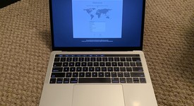 Good
													MacBook Pro 2017 (With Touch Bar) - 13" - Silver, 256 GB, 16 GB, photo 1 of 16