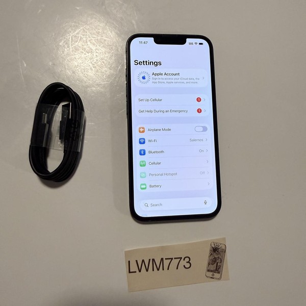 Apple iPhone 16e - Unlocked, 128 GB, Black, A3212