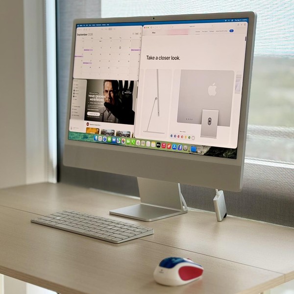 iMac 2021 24 inch - 256 GB, Silver, 8 GB, Apple M1