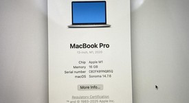 Good
													MacBook Pro 2020 - 13" - Apple M1, Silver, 256 GB, 16 GB, photo 2 of 16