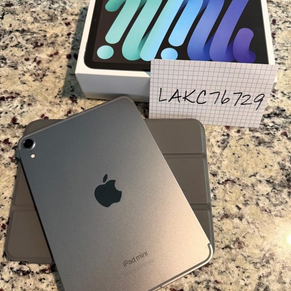 Apple iPad Mini (7th Gen) - Unlocked, 512 GB, Gray, A2995