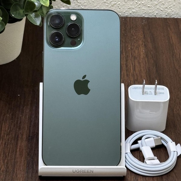 Apple iPhone 13 Pro Max - Unlocked, 128 GB, Green, A2484