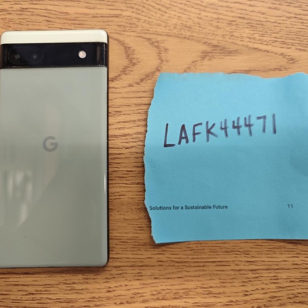 Google Pixel 6a - T-Mobile, 128 GB, Sage, 6 GB, GX7AS