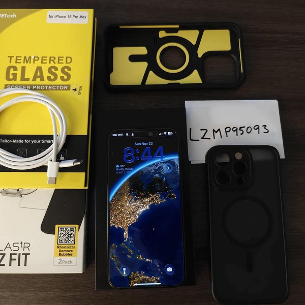 Apple iPhone 15 Pro Max - Unlocked, 512 GB, Black, A2849