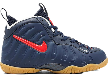 Nike Air Foamposite Pro Blue Void University Red (PS) for sale