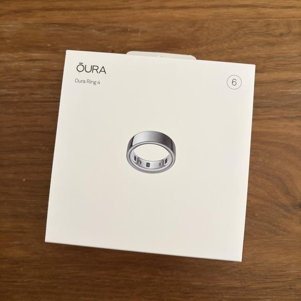 Oura Ring Gen 4 - Silver, Size 6