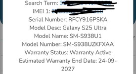New
													Samsung Galaxy S25 Ultra - Unlocked, Black, 1 TB, 12 GB, SM-S938U1, photo 1 of 4