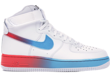 Nike Air Force 1 High Gradient White Blue Fury Ember Glow for sale