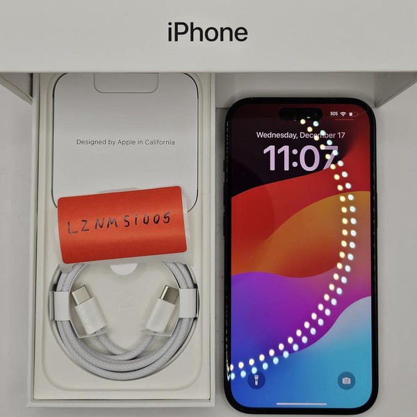 Apple iPhone 15 - Unlocked, 128 GB, Black, A2846