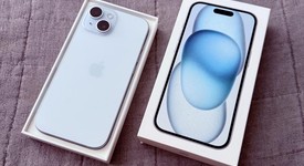 Mint
													Apple iPhone 15 - Unlocked, Blue, 128 GB, A2846, photo 1 of 10