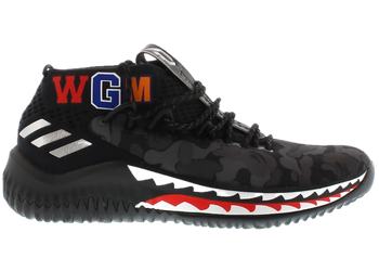 adidas Dame 4 A Bathing Ape Black for sale