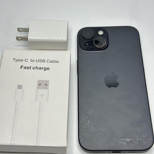 Apple iPhone 15 - Unlocked, 128 GB, Black, A2846